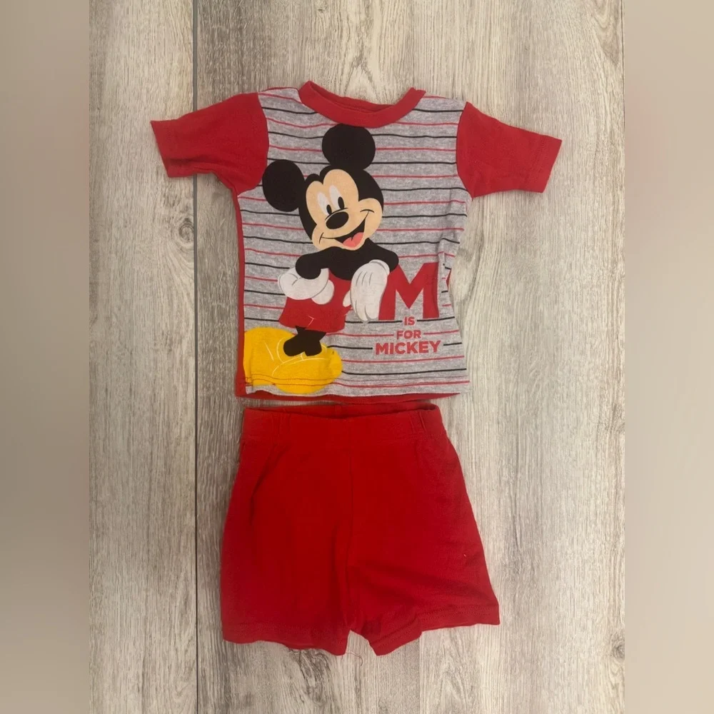 Disney Mickey Mouse Red Kids Pajamas